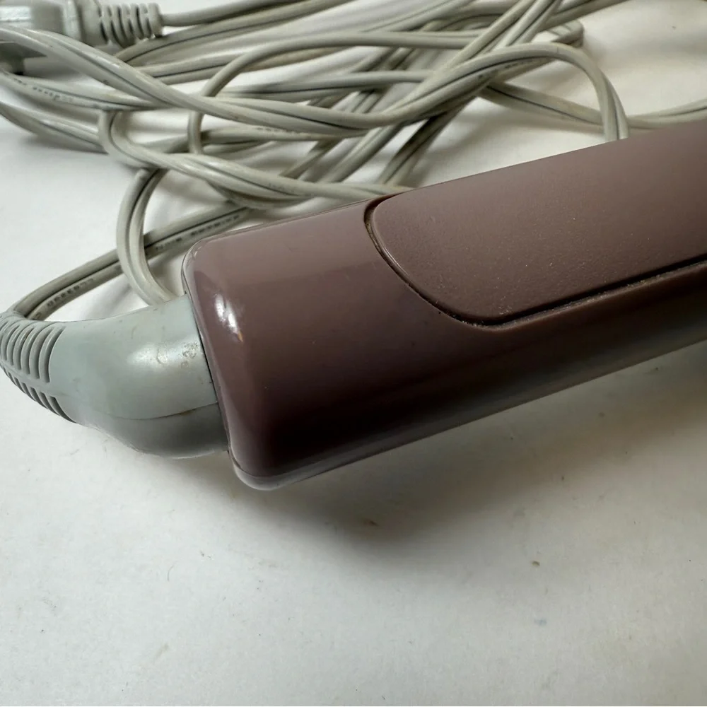 Vintage Helen of Troy 1.5”‎ Curling Iron Model 1618 Med Curl Lavender Gray Works